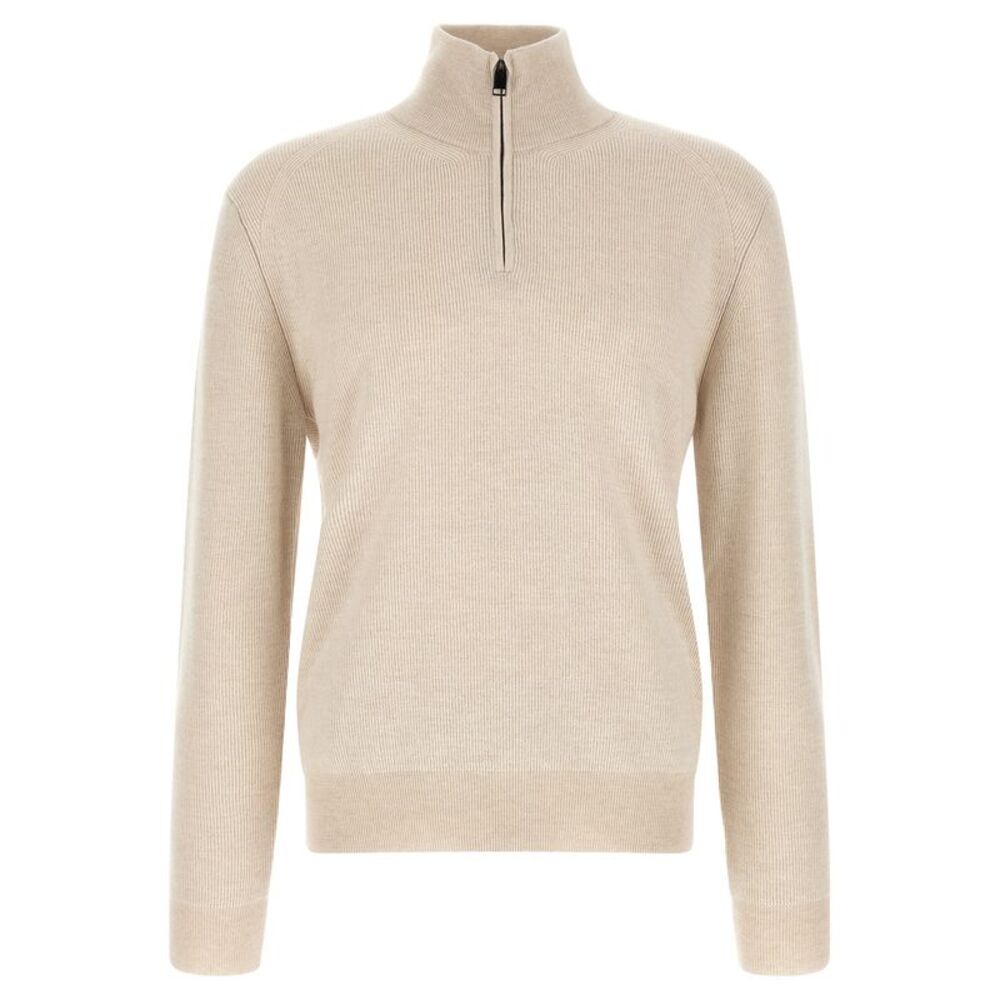 Brioni Men High Neck Sweater With Zip